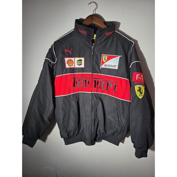 Ferrari Other - Vintage Ferrari Formula 1 Racing Bomber Jacket, Size Medium